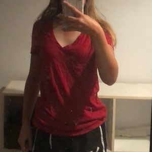 PINK v-neck shirt, small